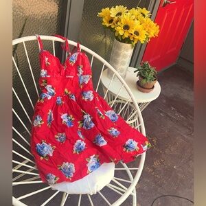Abercrombie & Fitch blue floral dress